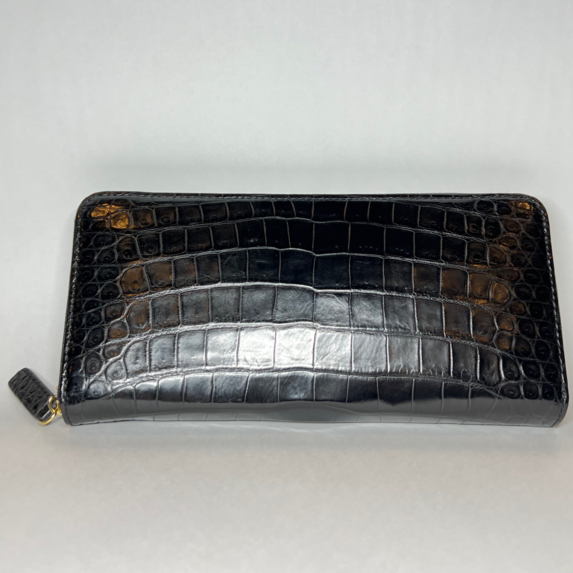 M*z様 クロコダイル（シャムワニ）ハギレ　美品　グレー　Lサイズ　現品限り M*z様 クロコダイル（シャムワニ）ハギレ 美品 グレー Lサイズ