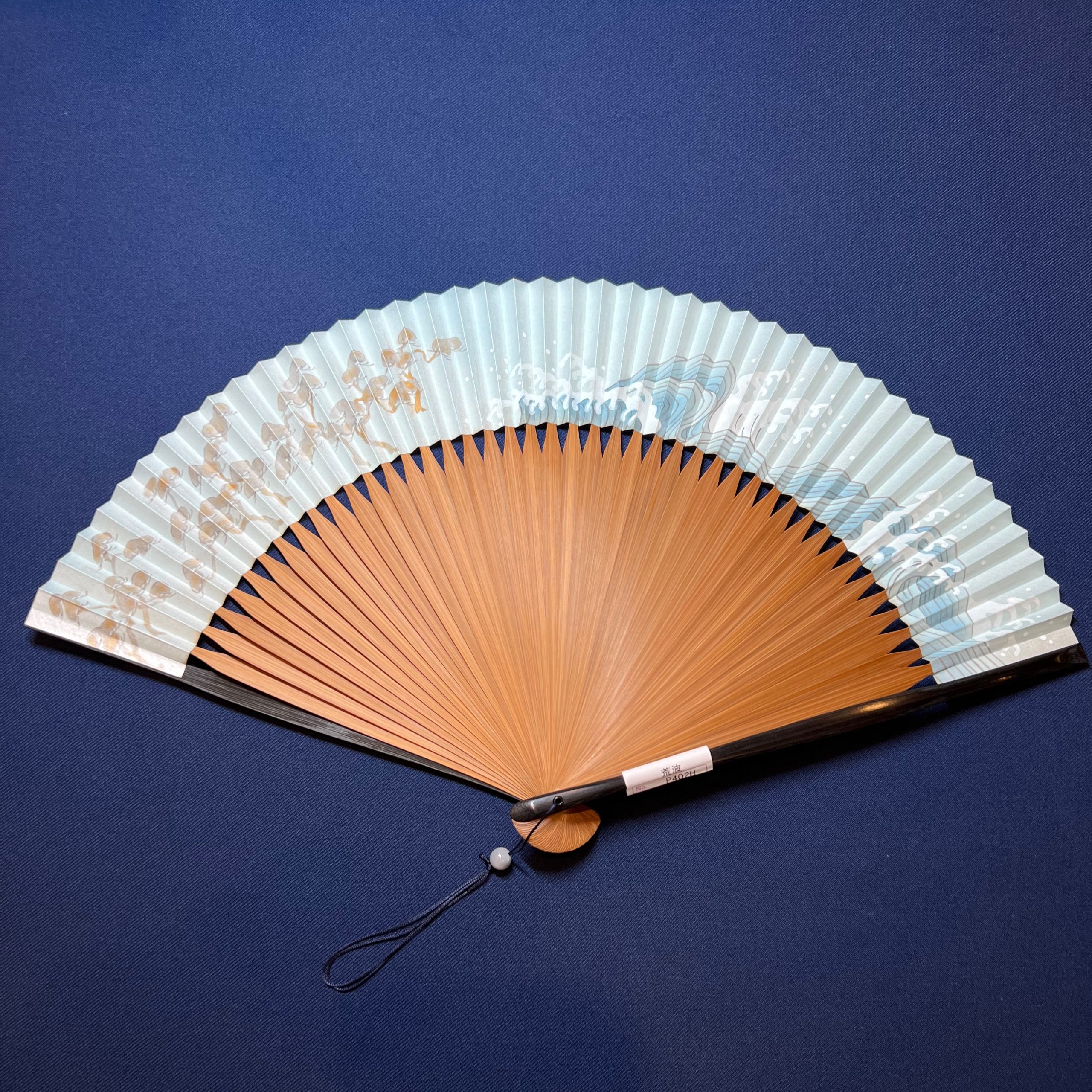 【宮脇賣扇庵】金色の藤の扇子 宮脇賣扇庵 扇子 荒波 京扇子 メンズ | メンズアイテムショップ