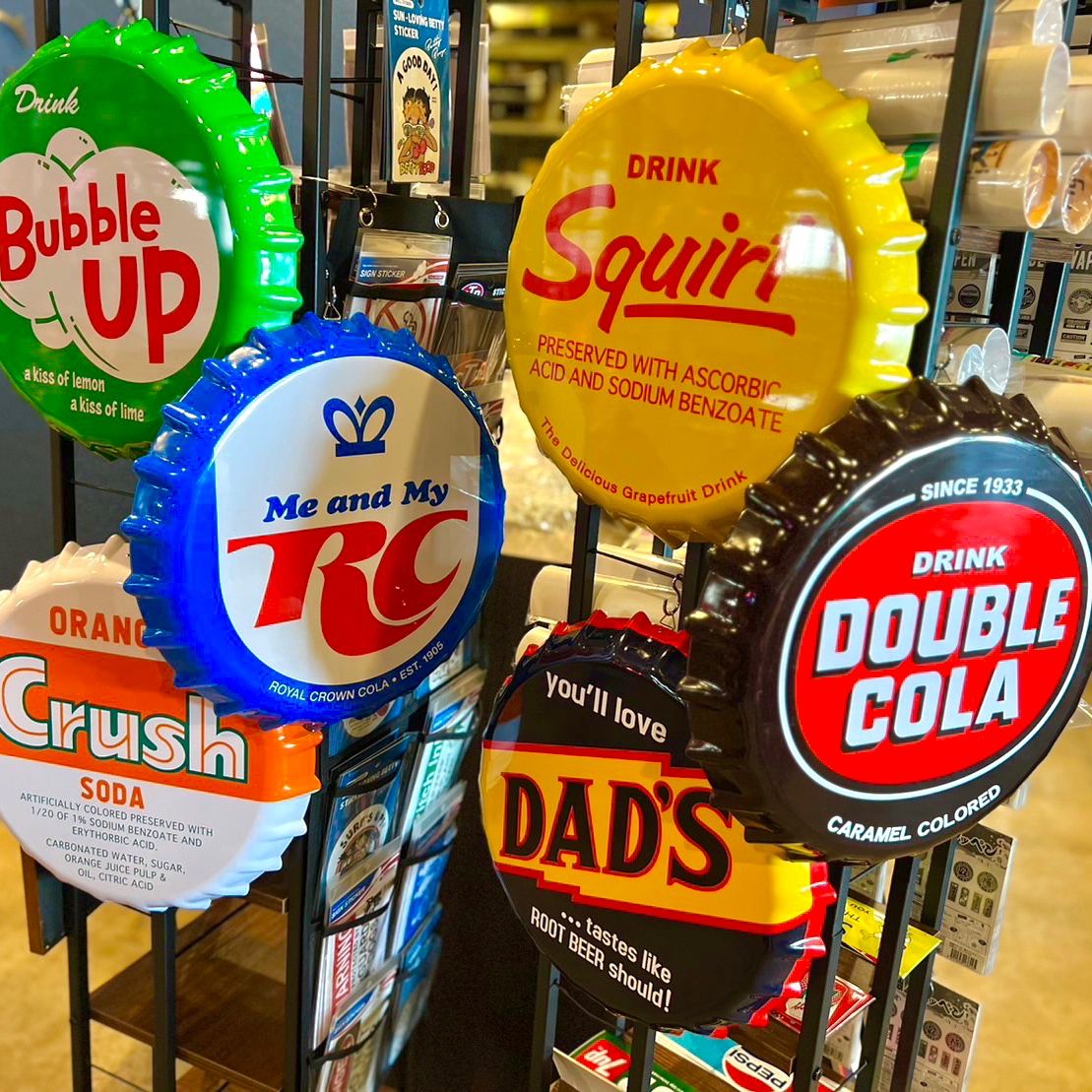 アメリカン雑貨 ヴィンテージ風ボトルキャップ 看板 | メンズ
